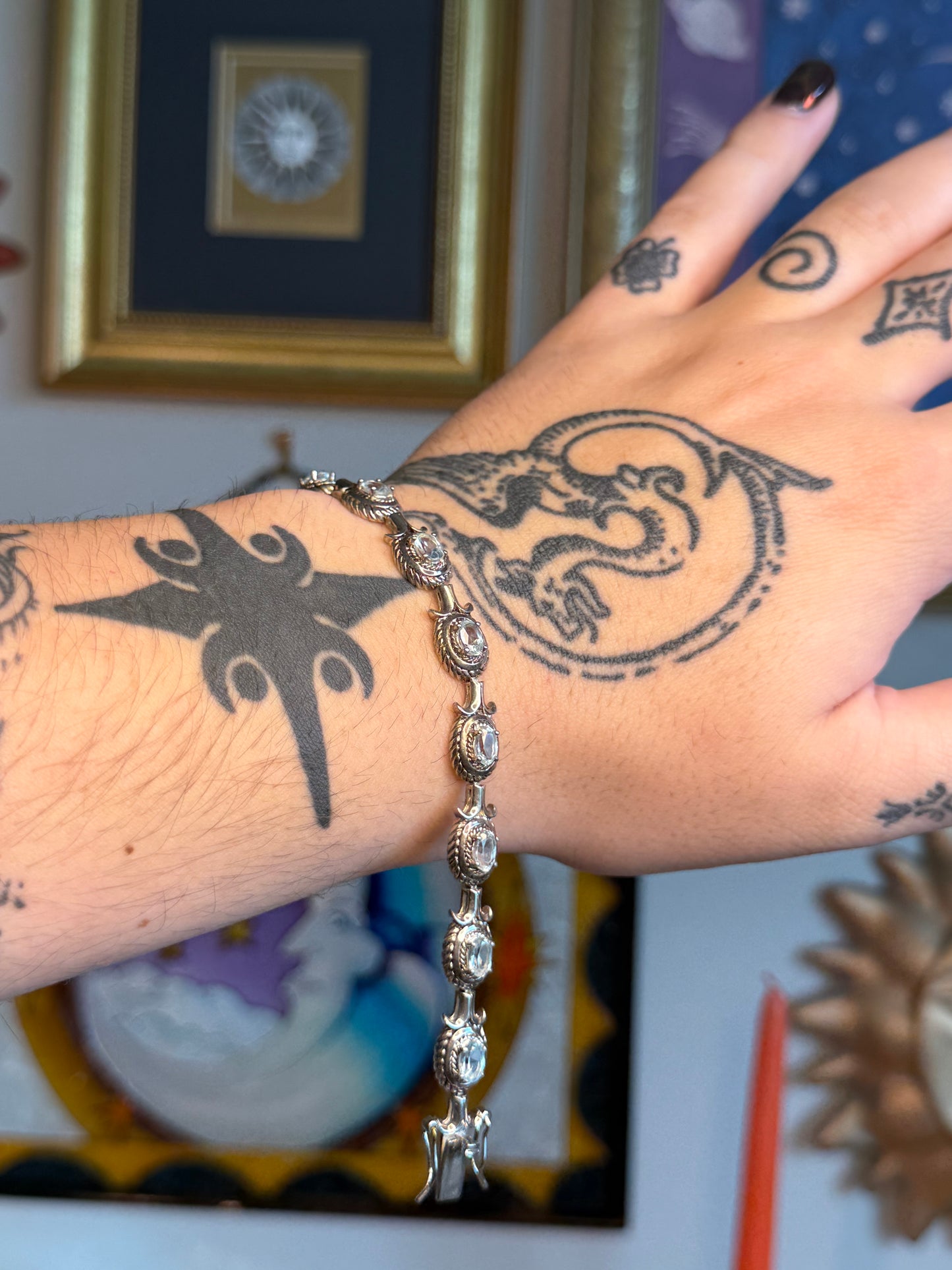 Aquamarine bracelet